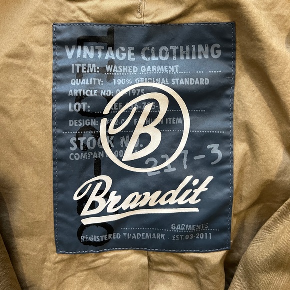 Men's Khaki Military Field Jacket - Picture 2 of 7